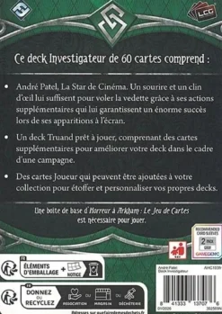 André Patel - Deck Investigateur (Horreur à Arkham JCE)