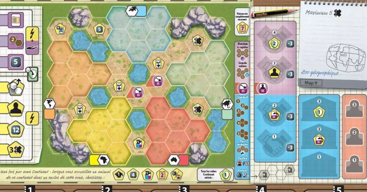 Ark Nova : Plateau Zoo Recto Verso