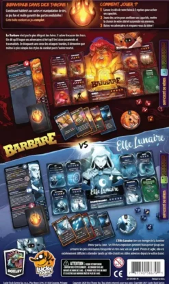 Barbare Vs Elfe Lunaire - Dice Throne S1 C1