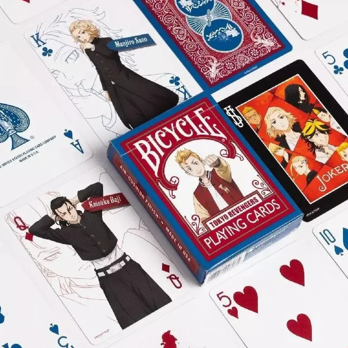 Bicycle - Tokyo Revengers - Jeu de 54 cartes