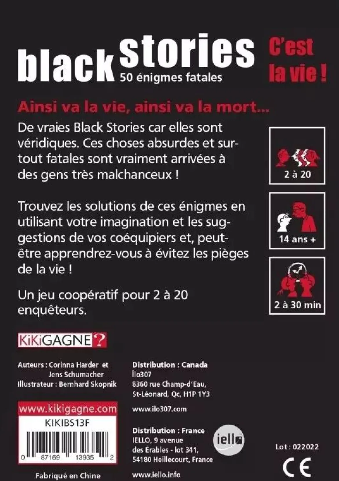Black Stories - C'est la Vie !