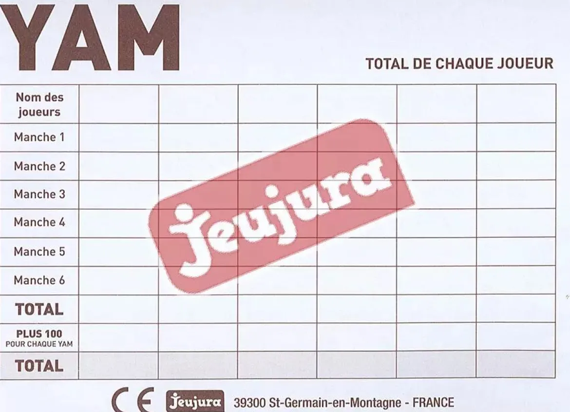 Bloc de Yam Classique