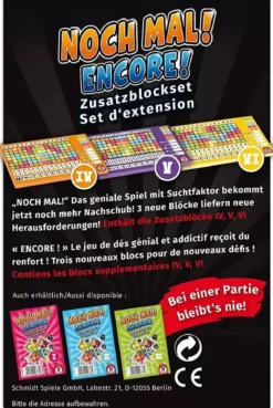 Blocs Recharges IV, V, VI pour Encore !