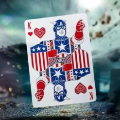 Captain America - Jeu de 54 Cartes - Theory11