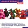 Carcassonne Maires & Messagers : Pack de Stickers