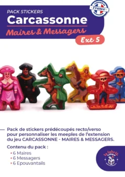 Carcassonne Maires & Messagers : Pack de Stickers