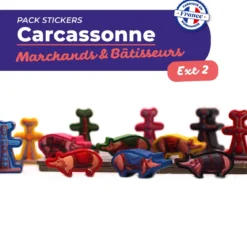 Carcassonne Marchands & Bâtisseurs : Pack de Stickers