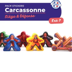 Carcassonne Siège & Défense : Pack de Stickers