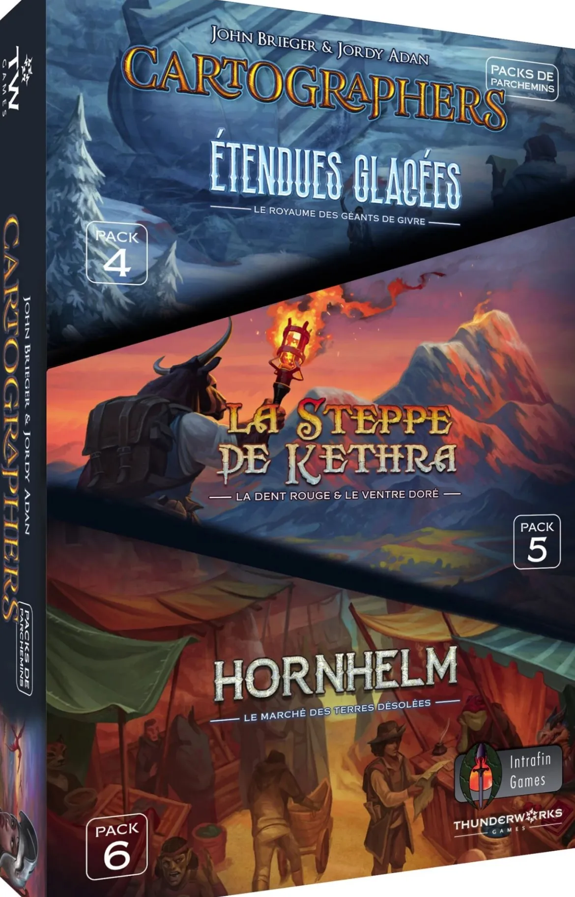 Cartographers : Pack de Parchemins 2