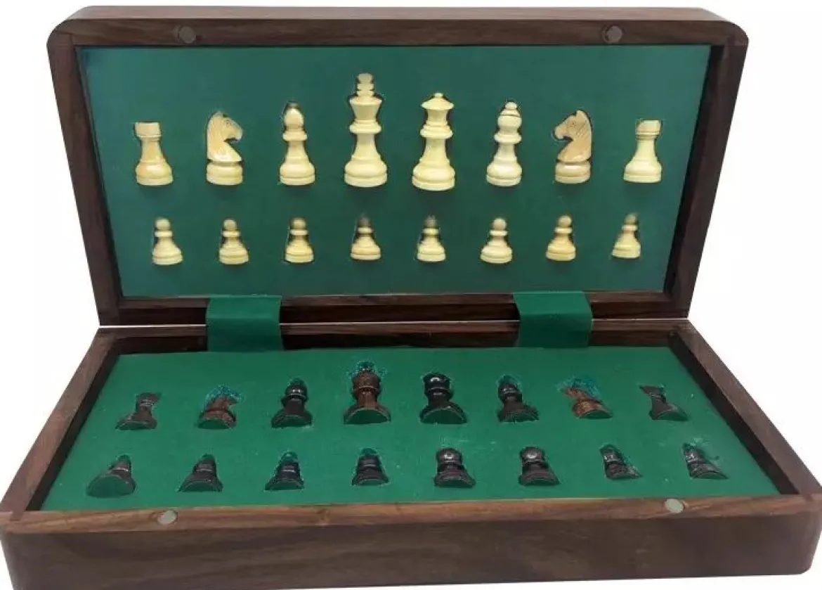 Coffret Échecs Magnétiques pliant 25cm