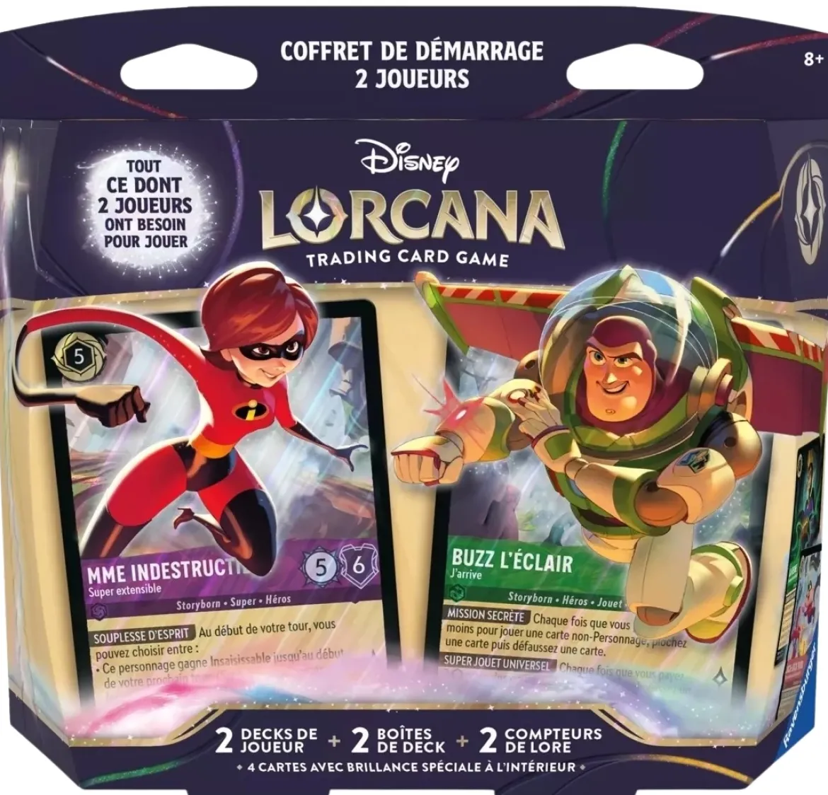 Disney Lorcana - Coffret de Démarrage 2 Joueurs - Chapitre 12 : Contrées Inconnues