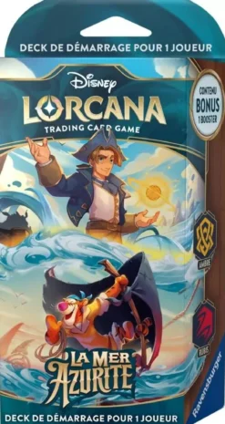 Disney Lorcana 6ème Chapitre - Deck de Démarrage Jim Hawkins et Tigrou