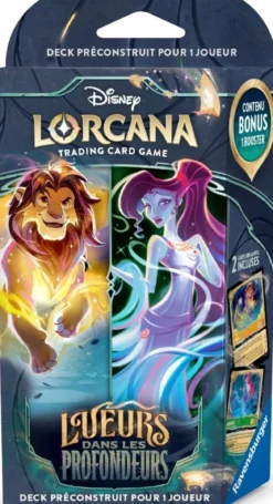 Disney Lorcana 10ème Chapitre - Deck de Démarrage Simba et Meg - Dans les Profondeurs