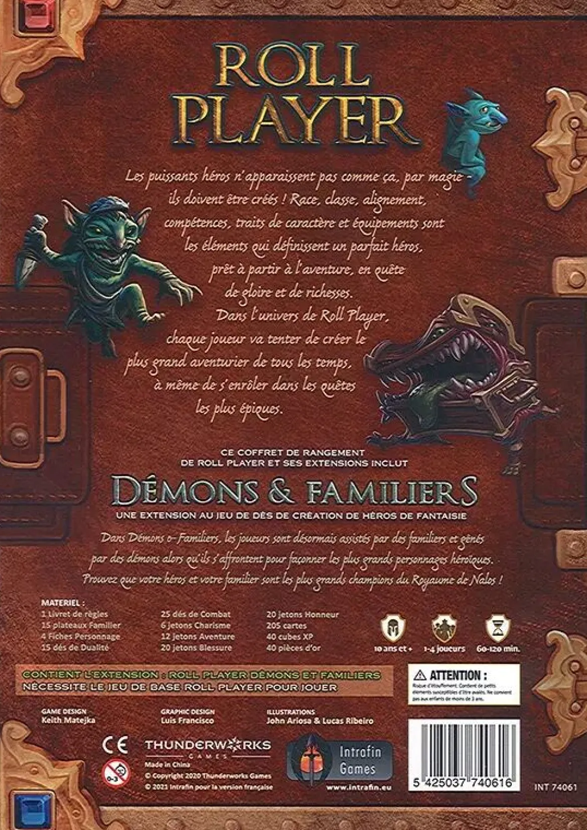 Démons et Familiers - Roll Player Big Box