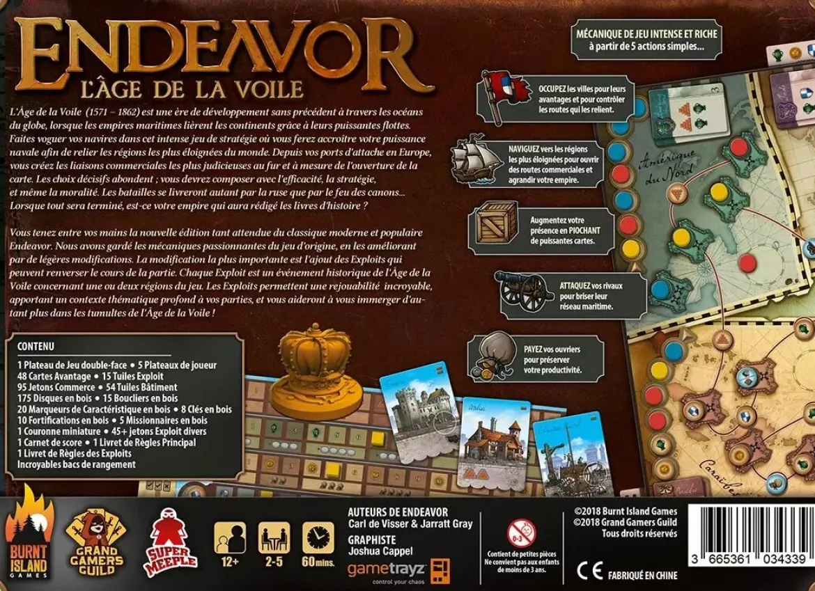 Endeavor - L'Âge de la Voile