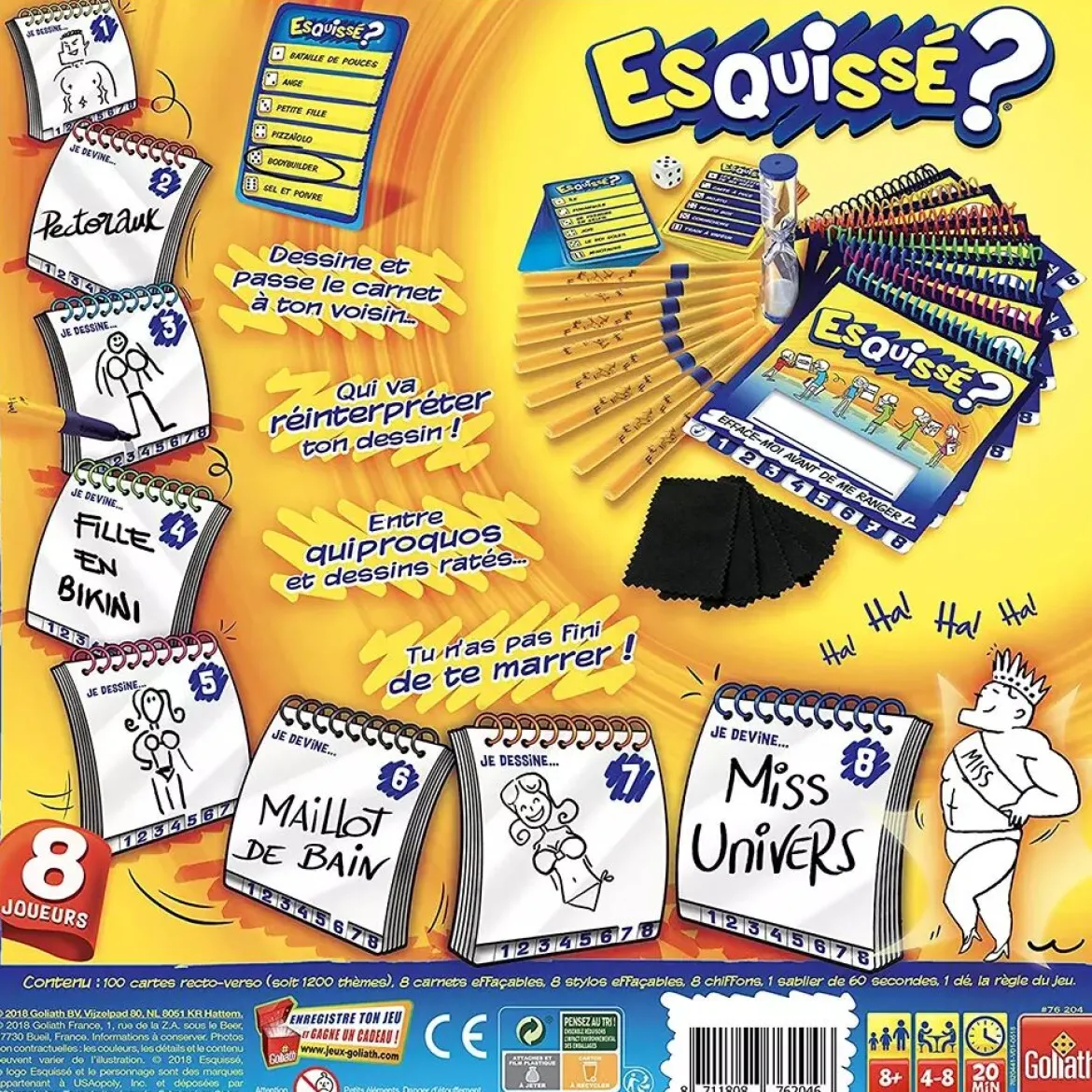 Esquissé ? 8 joueurs