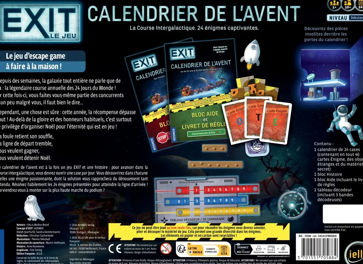 Exit Calendrier de l'Avent : La Course Intergalactique
