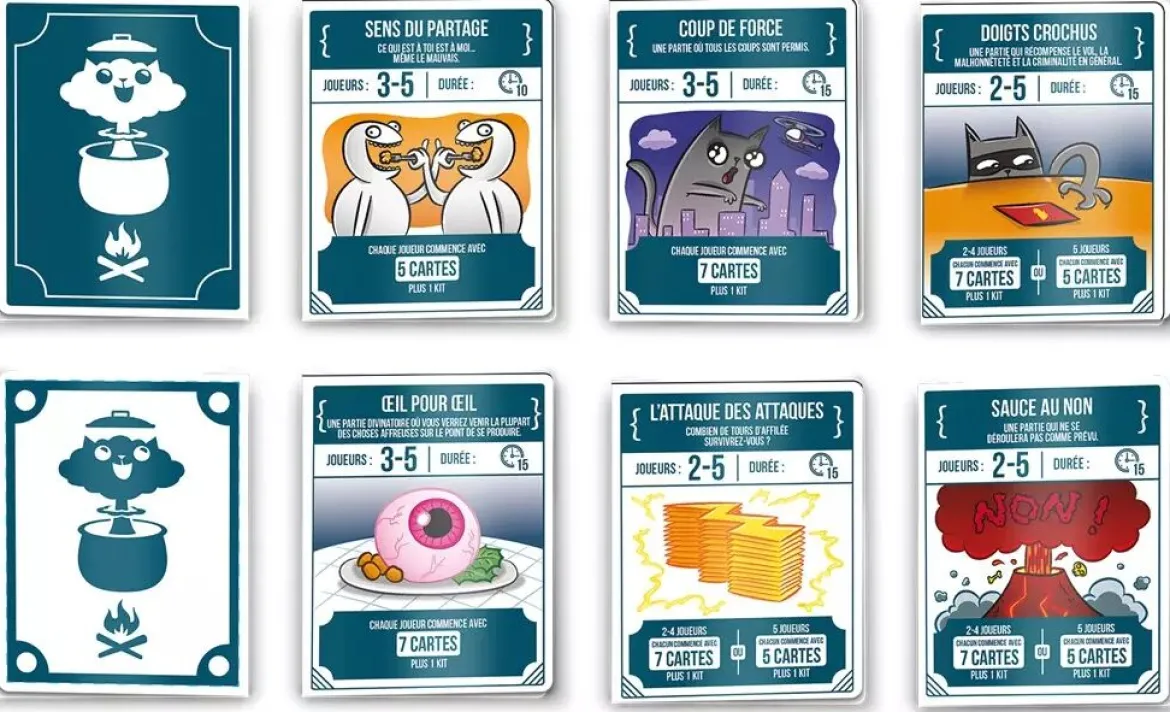 Exploding Kittens : Recettes Chatastrophiques