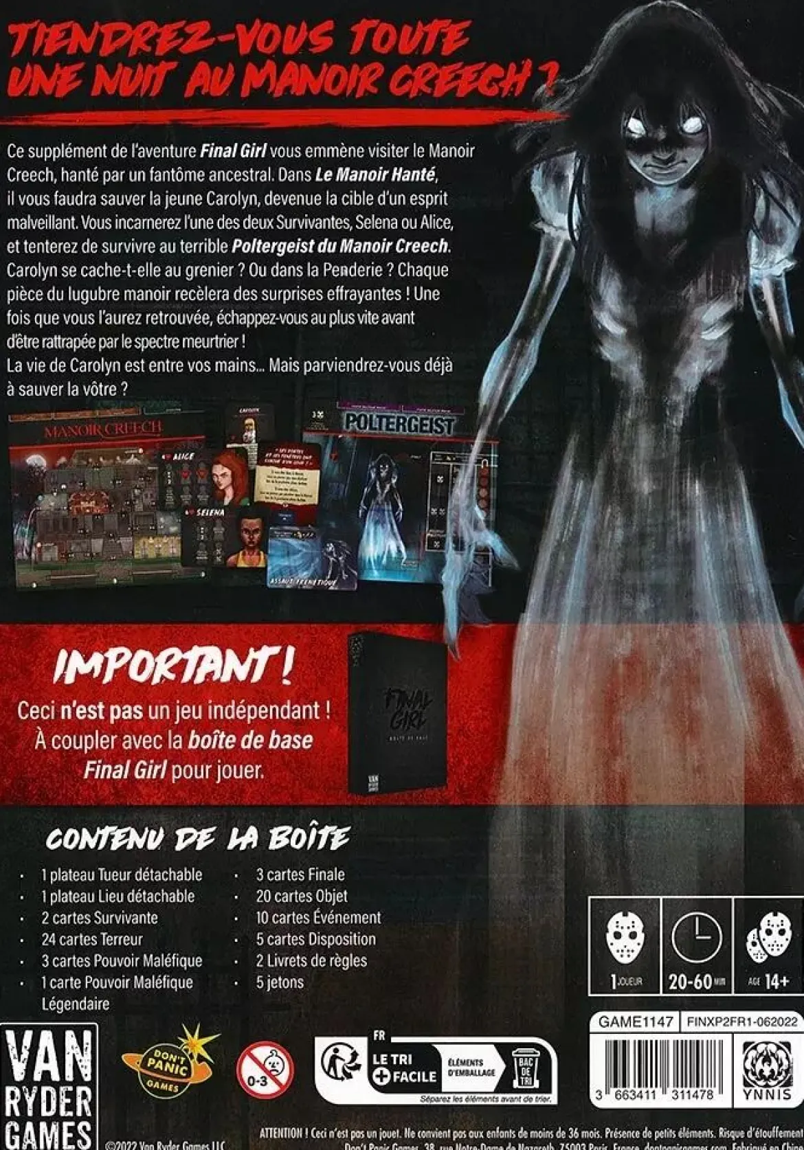Final Girl - Le Manoir Hanté (avec Poltergeist)