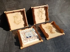 Forfort : Sabots en bois (x4)
