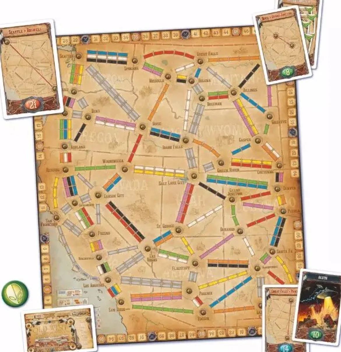 France & Old West (Ext. Les Aventuriers du Rail)