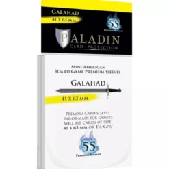 Galahad 41x63mm - Lot de 55 Protège-Cartes Mini-USA - Paladin