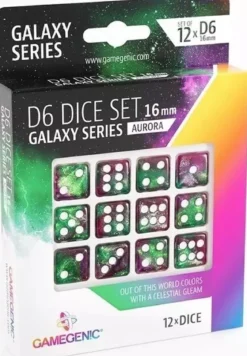 Galaxy Series - Set de 12 Dés (16mm)