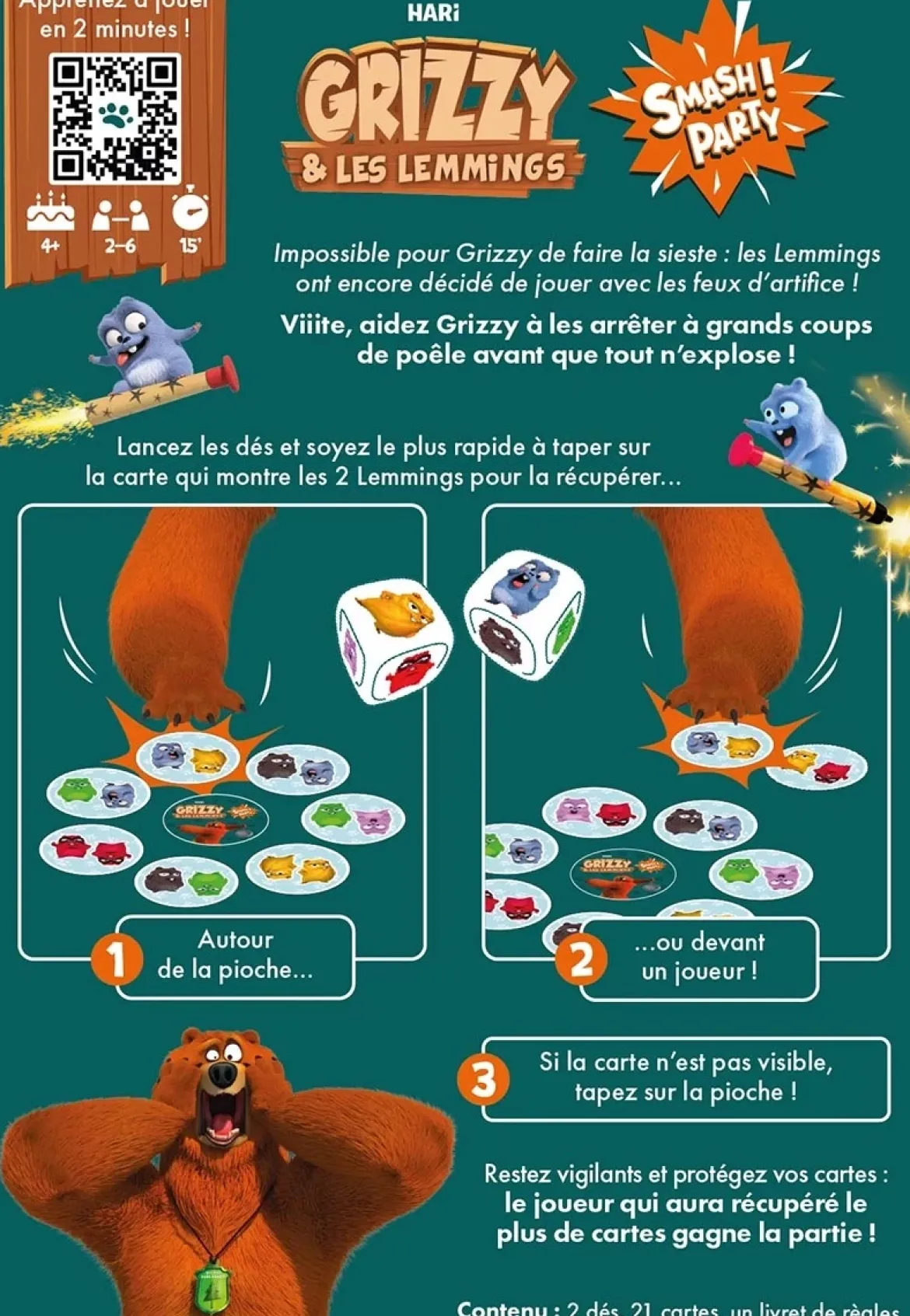 Grizzy et les Lemmings - Smash Party