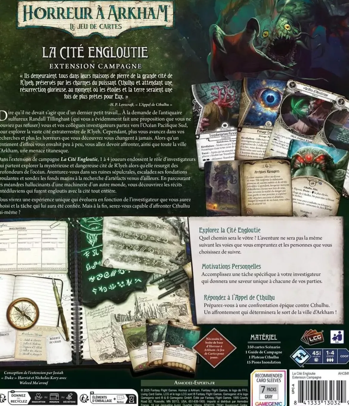 Horreur à Arkham JCE : La Cité Engloutie (Campagne)