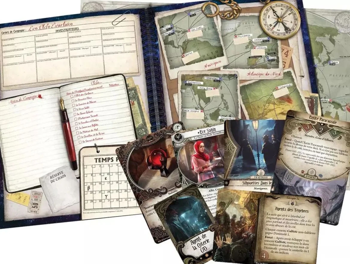 Horreur à Arkham JCE : Les Clefs Écarlates (Campagne)