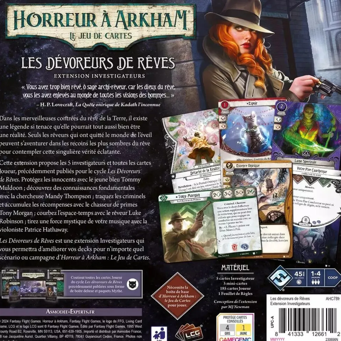 Horreur à Arkham JCE : Les Dévoreurs de Rêves (Investigateurs)
