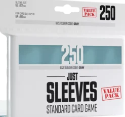 250 JUST SLEEVES - VALUE PACK CLEAR Gamegenic