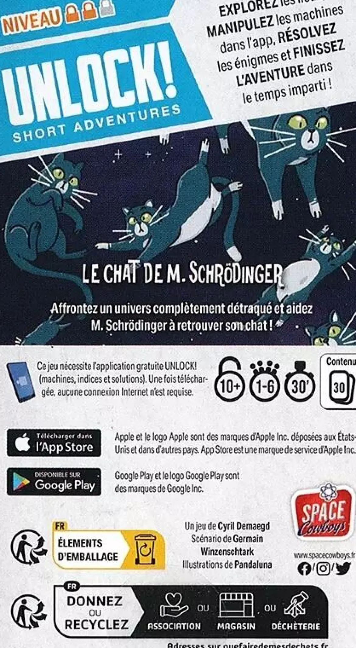Le Chat de M. Schrödinger - Unlock! Short Adventures