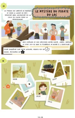 Le Club Sherlock Holmes - Le Camp de Vacances - la BD dont Tu es le Petit Héros