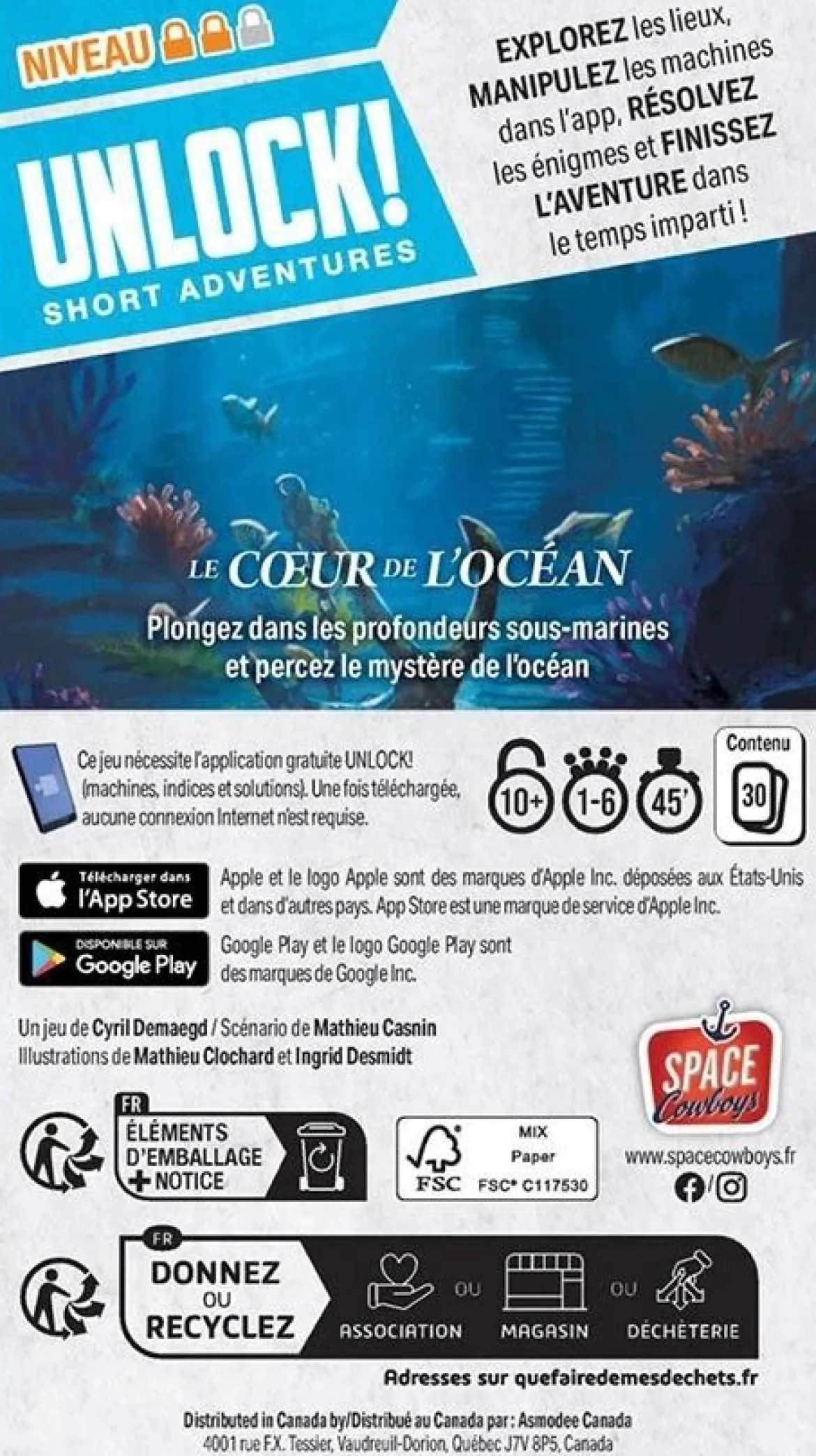 Le Coeur de l'Océan - Unlock! Short Adventures