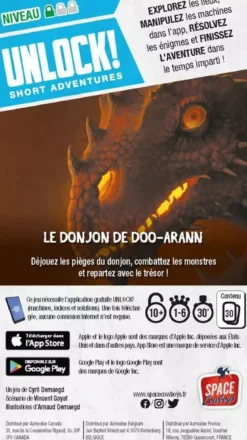 Le Donjon de Doo-Arann - Unlock! Short Adventures