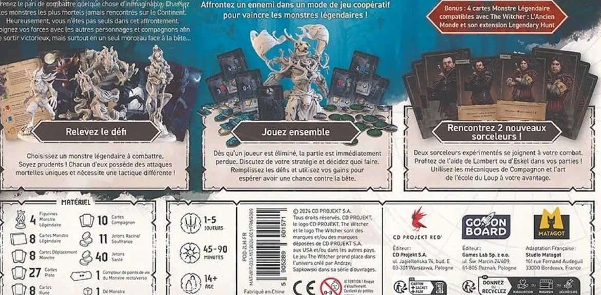 Legendary Monsters (Ext. The Witcher : La Voie du Destin)