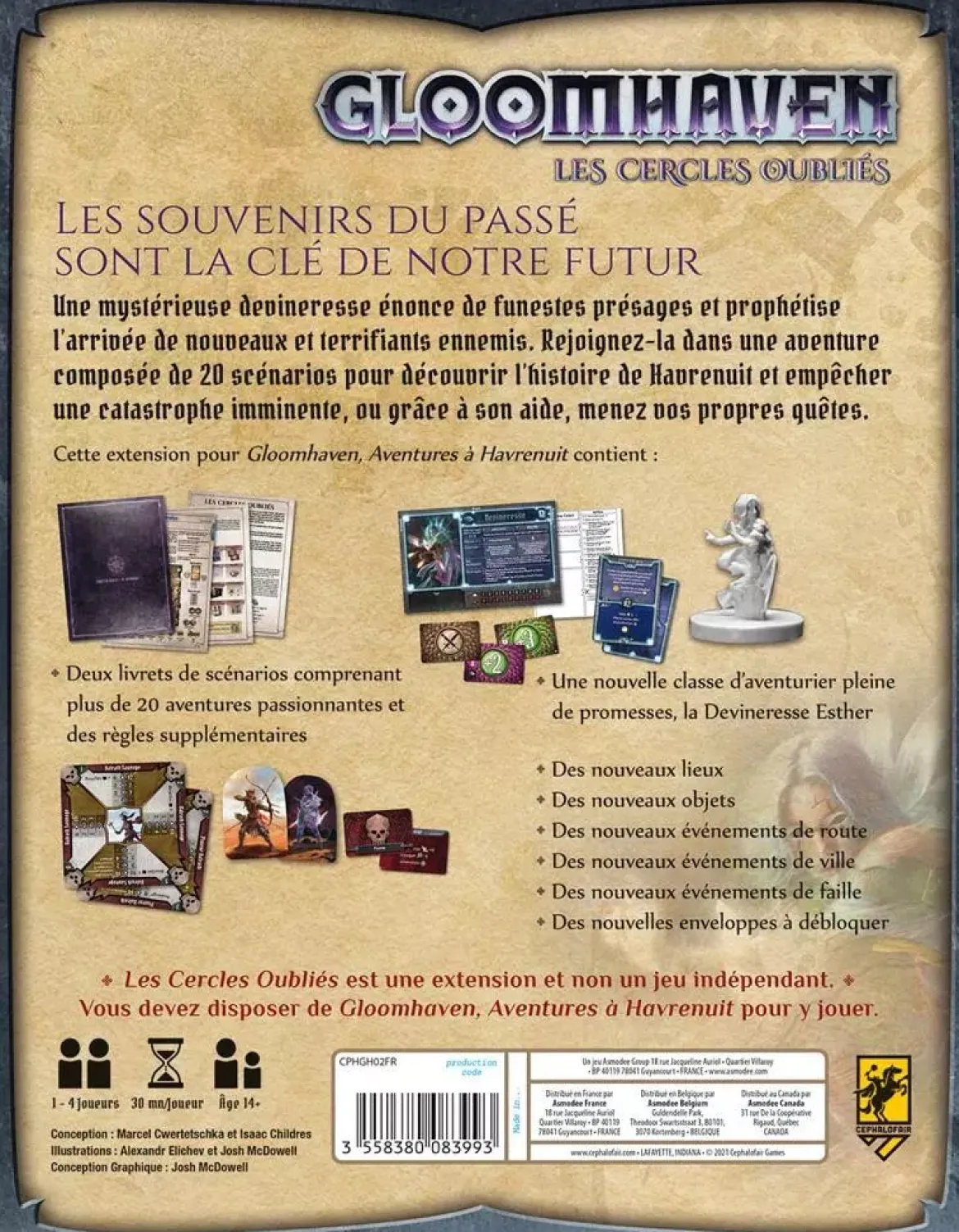 Les Cercles Oubliés (Ext. Gloomhaven)