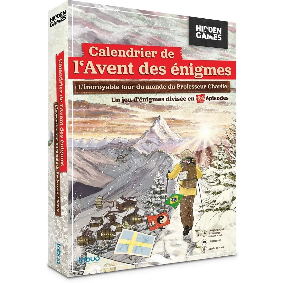 L'Incroyable Tour du Monde du Pr Charlie - Calendrier de l'Avent des Énigmes