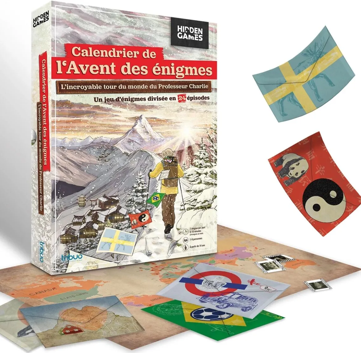 L'Incroyable Tour du Monde du Pr Charlie - Calendrier de l'Avent des Énigmes