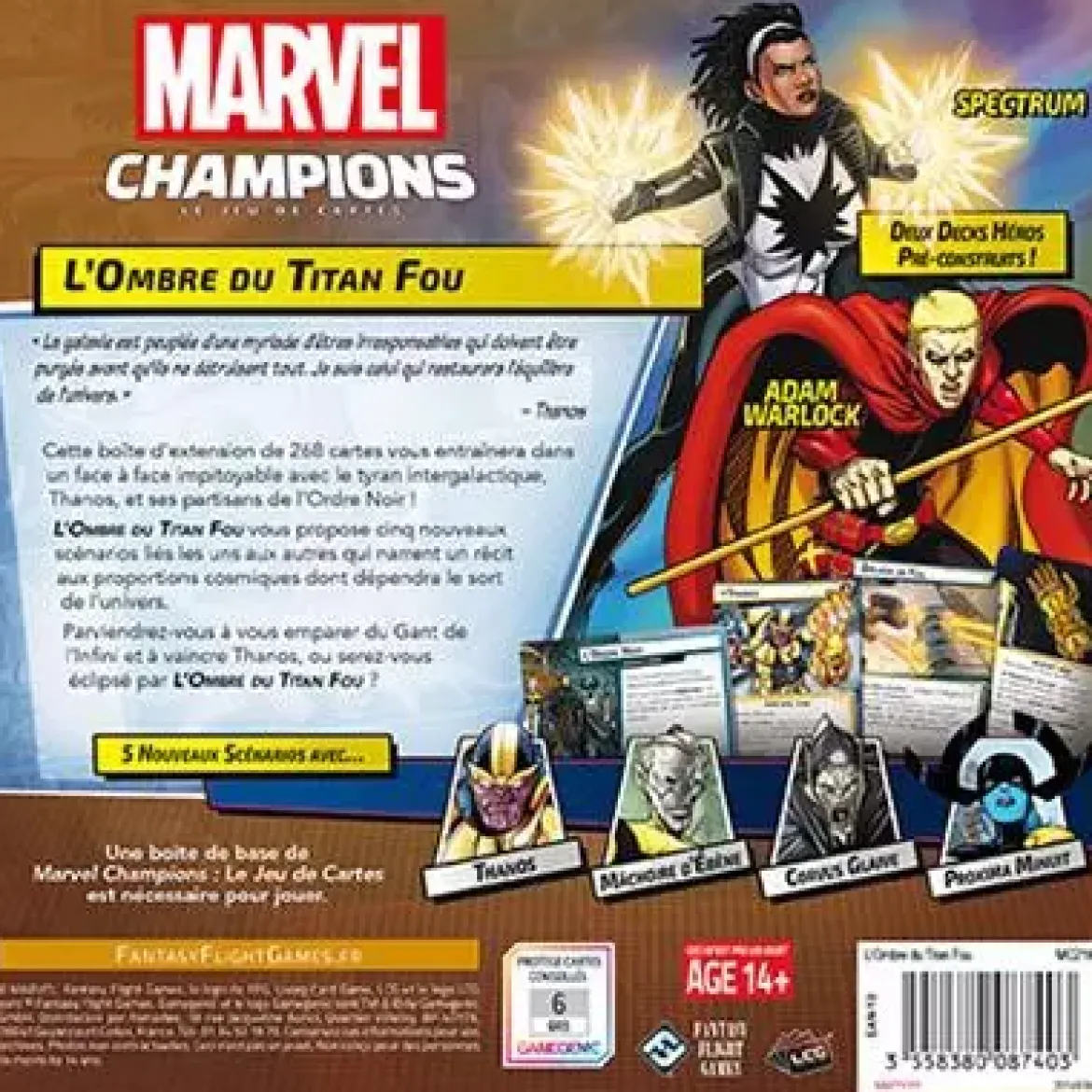 L'Ombre du Titan Fou (Marvel Champions JCE)