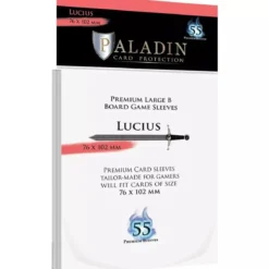 Lucius 76x102mm - Lot de 55 Protège-Cartes - Paladin