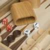Mallette Backgammon en Bois avec poignée
