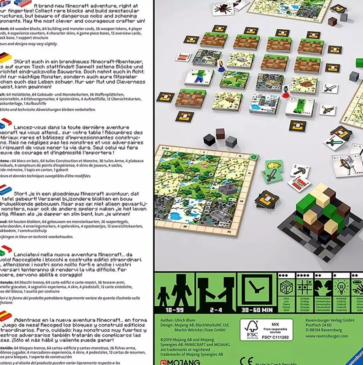 Minecraft - Le Jeu de Plateau