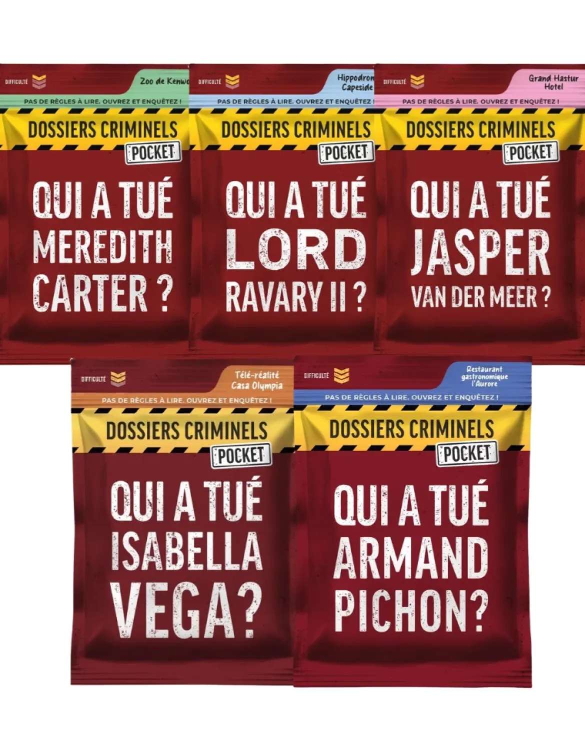 Pack Dossiers Criminels Pocket
