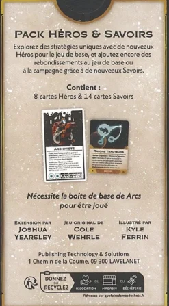 Pack Héros & Savoirs (Ext. Arcs)