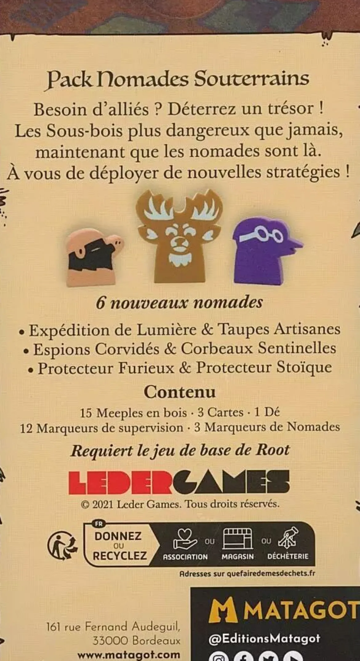 Pack Nomades Souterrains (Ext. Root)