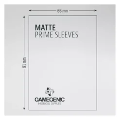 Pack 100x(66x91mm) + 100x(64x89mm) Doubles Protège-cartes Matte Standard - Gamegenic
