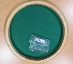 Piste de Dés ronde en Bois 29cm