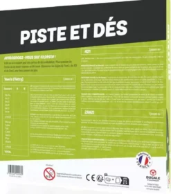 Piste et dés pour Yam's et 421 - 33cm